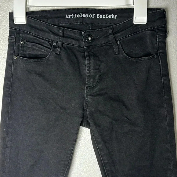 Articles of Society Black Denim Skinny Jeans - Picture 2 of 6